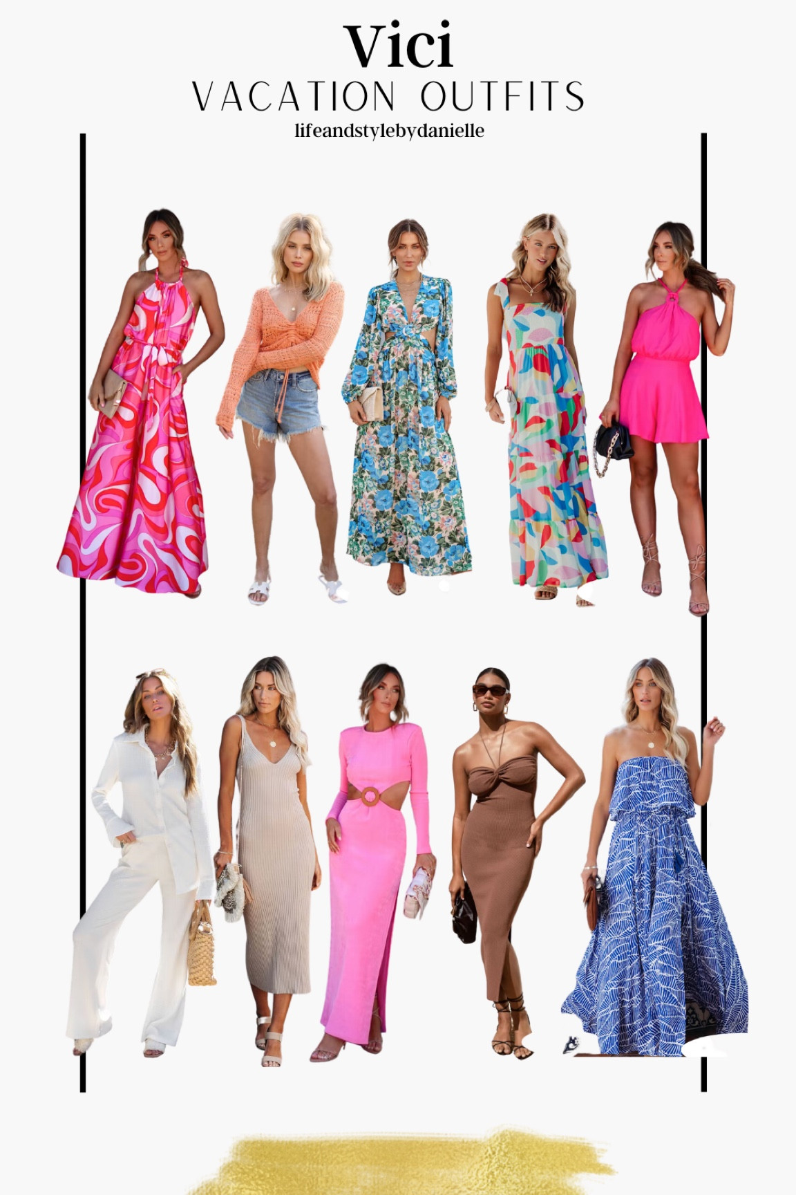 Vici vacation outfits. Resort wear. Resort. Vacation outfit ideas. Vacation outfit. Vacation. Summer outfit. Resort outfit.

#LTKFind #LTKstyletip #LTKSeasonal