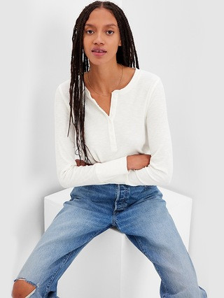 Rib Henley T-Shirt | Gap (US)