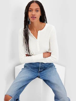 Rib Henley T-Shirt | Gap (US)