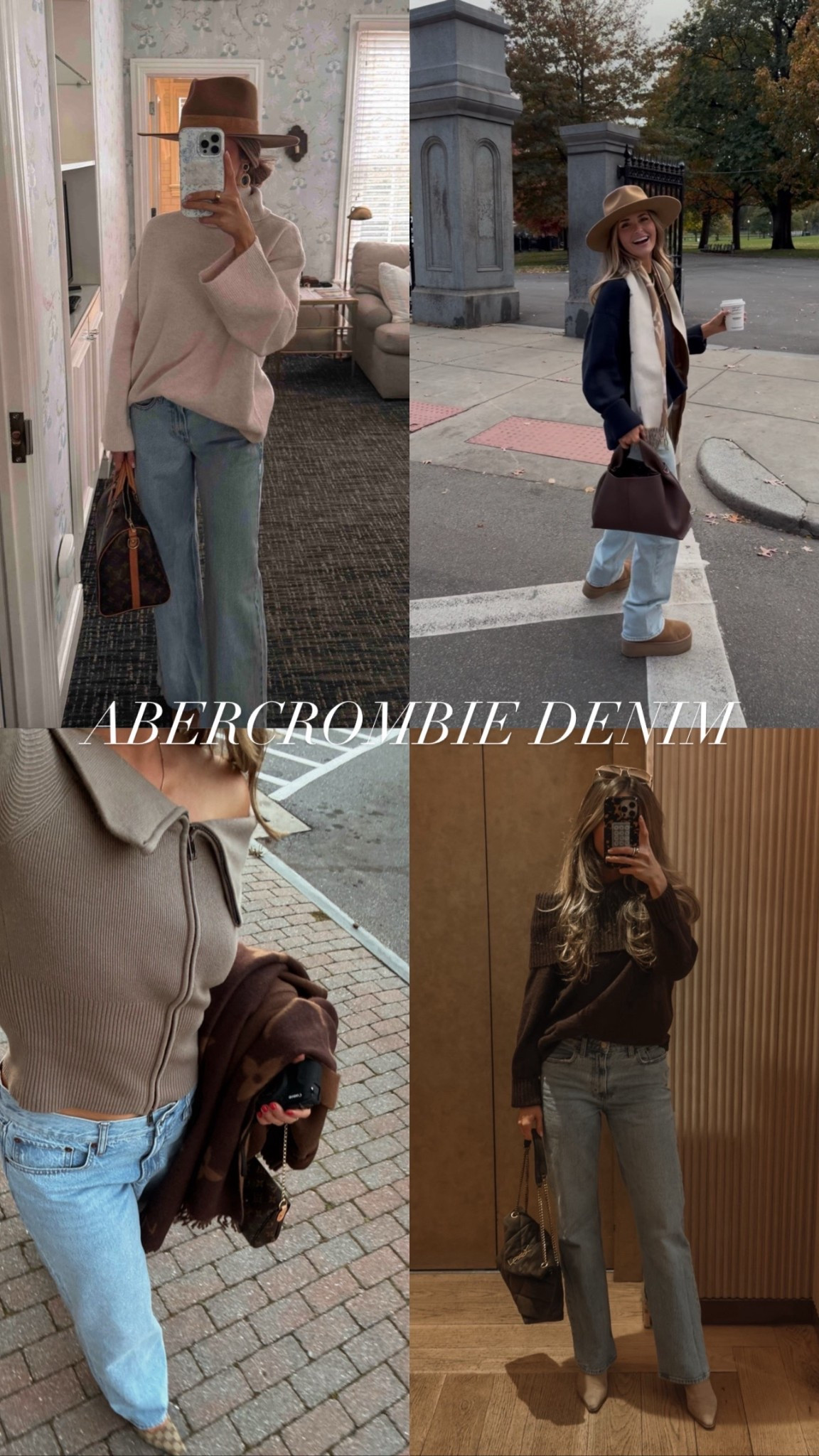 ABERCROMBIE DENIM SALE! Proof that a great pair of jeans really does go with everything. These Abercrombie denim styles are on repeat for a reason — flattering fits, comfortable fabric, and easy to dress up or down. Worn with sweaters, knits, boots, loafers, and everyday layers all season long. Bonus: several styles are on sale, and you can stack the code DENIMAF for extra savings.

Abercrombie denim, Abercrombie jeans, denim roundup, everyday jeans, straight leg jeans, wide leg jeans, high waisted jeans, fall outfits, casual outfits, neutral outfits, capsule wardrobe denim, classic jeans, denim styling, Abercrombie sale, denim deals, affordable denim, wardrobe staples, LTK sale finds, DENIMAF code

#LTKSaleAlert #LTKootd #LTKgrwm