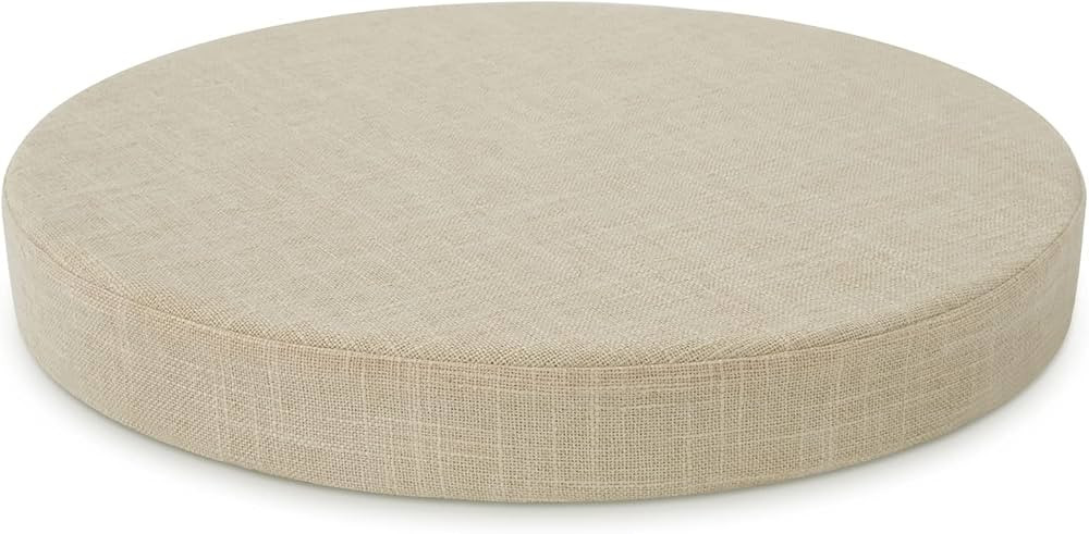 Tromlycs Round Chair Seat Cushion Pad 16 inch for Circle Stool Chairs Non Slip Decorative Foam Cu... | Amazon (US)