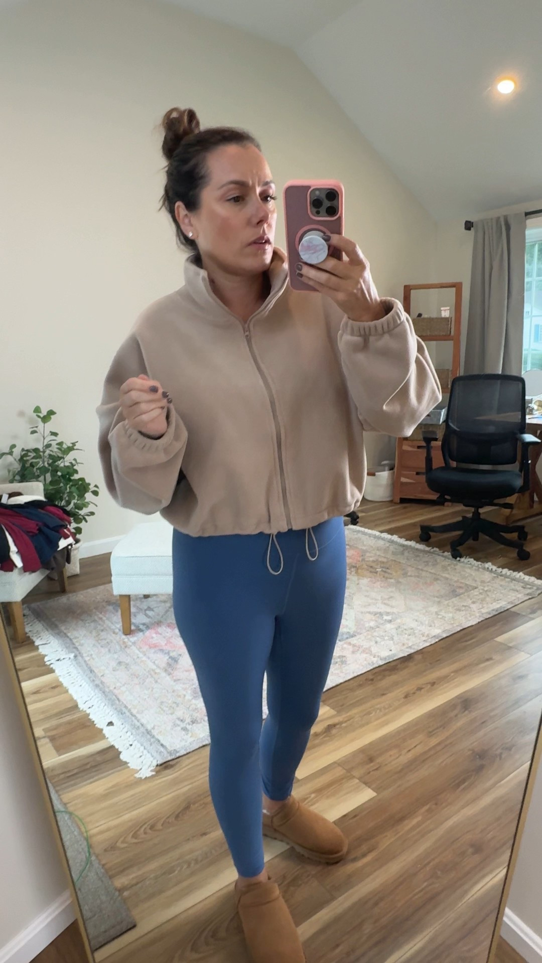 I literally put this fleece on everyday 🤩 ✨ Got it in Tan and Navy ✨ great for fall and early spring 🍂 # LTKAmazon 

#LTKSeasonal #LTKOver40 #LTKStyleTip