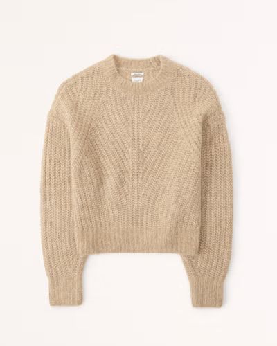 Alpaca-Blend Crew Sweater | Abercrombie & Fitch (US)