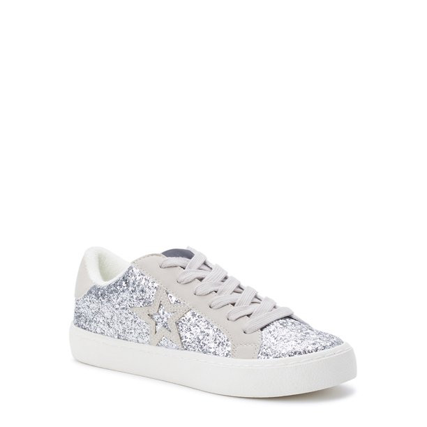 No Boundaries Women's Low Star Sneakers - Walmart.com | Walmart (US)