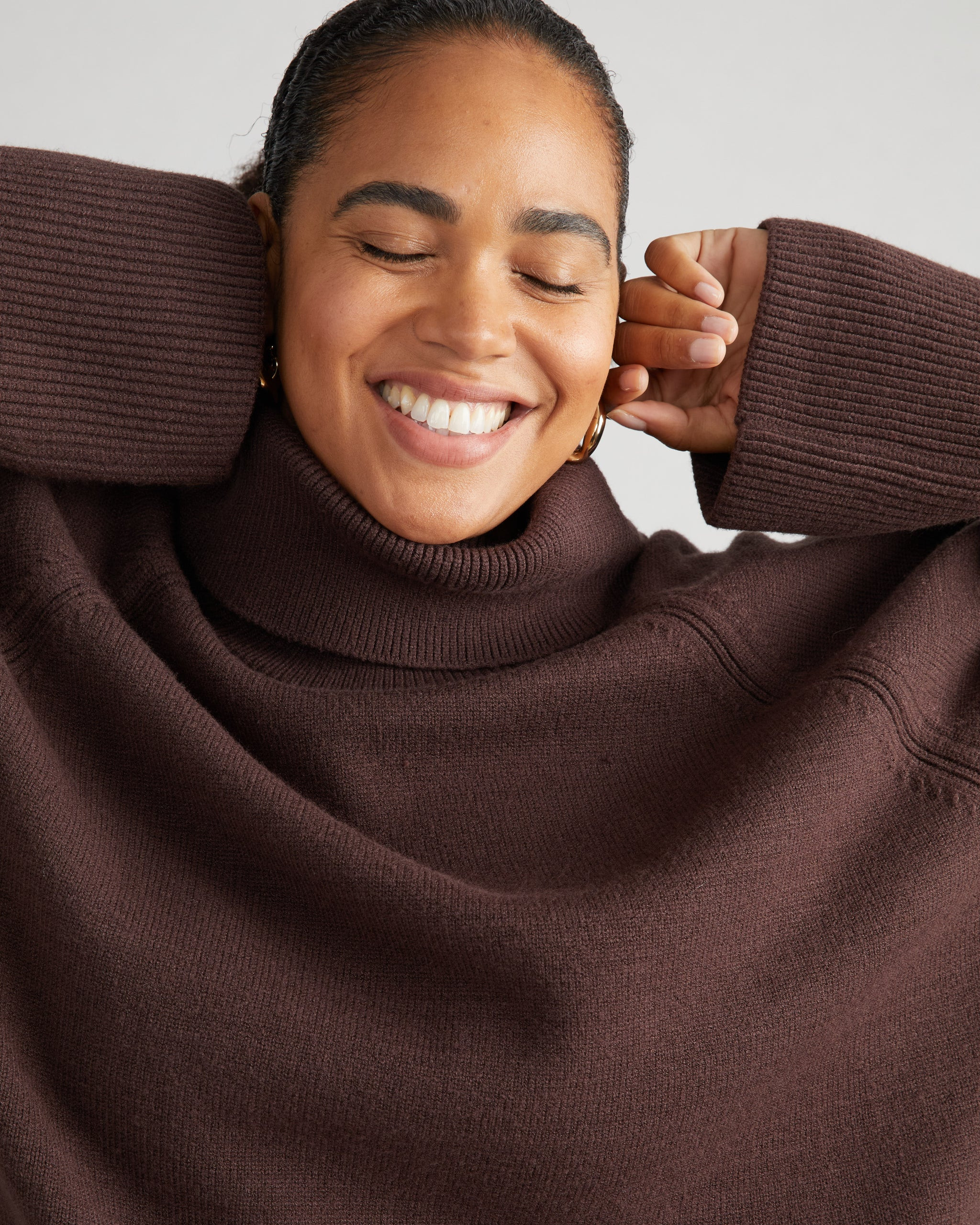 Better-Than-Wool Oversize Turtleneck SweaterBrulee$1484 interest-free payments of $37 with Affirm | Universal Standard