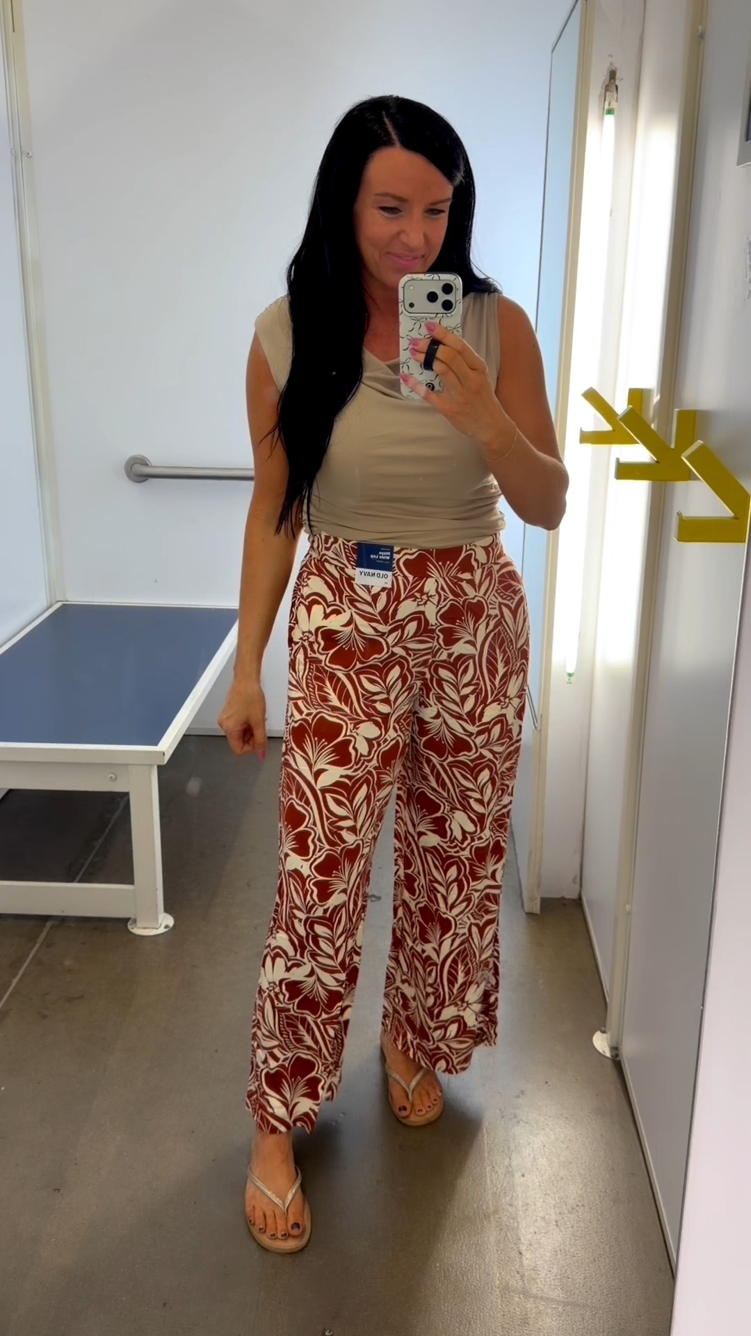 Old Navy Playa pants are some of my favorites for teachers in the spring and warm months and they’re $30 right now! I like to size up to a M in these (I am 5’5” and usually wear a size 4/27 and small for reference). They come in this fun print as well as solid black, brown, and olive and a black and white pin stripe!

#LTKWorkwear #LTKSaleAlert