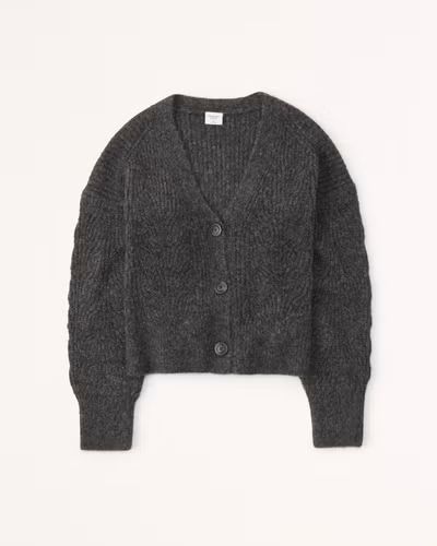 Women's Stitch Short Cardigan | Women's Tops | Abercrombie.com | Abercrombie & Fitch (US)