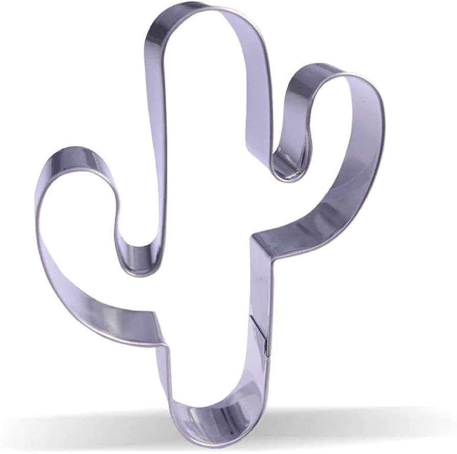 3.8 inch Cactus Cookie Cutter - Stainless Steel | Amazon (US)