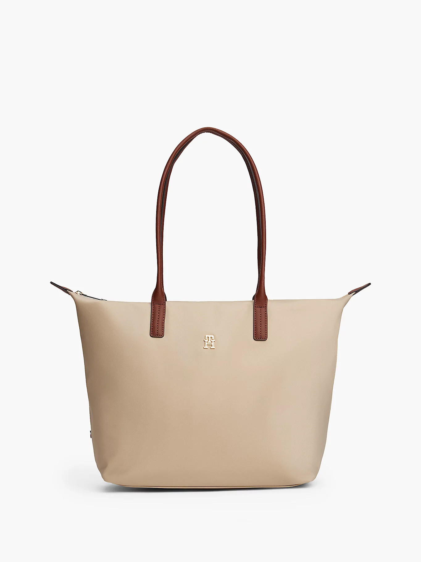 Popette Tote Bag | Beige | Tommy Hilfiger | Tommy Hilfiger UK
