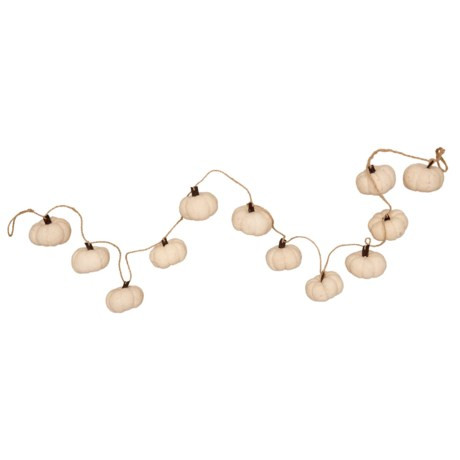 Swirling Leaf Decorative Pumpkin Garland - 6’ | Sierra