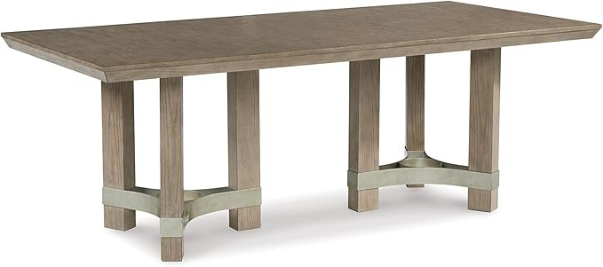 Signature Design by Ashley Chrestner Contemporary Rectangular Dining Room Table, Brown Finish | Amazon (US)