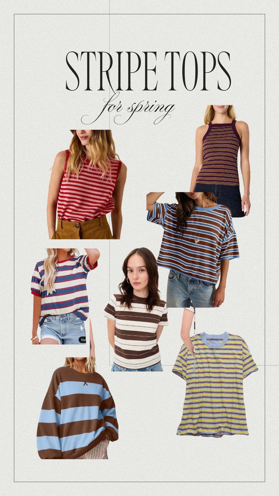 Stripe tops for spring 

#LTKSeasonal