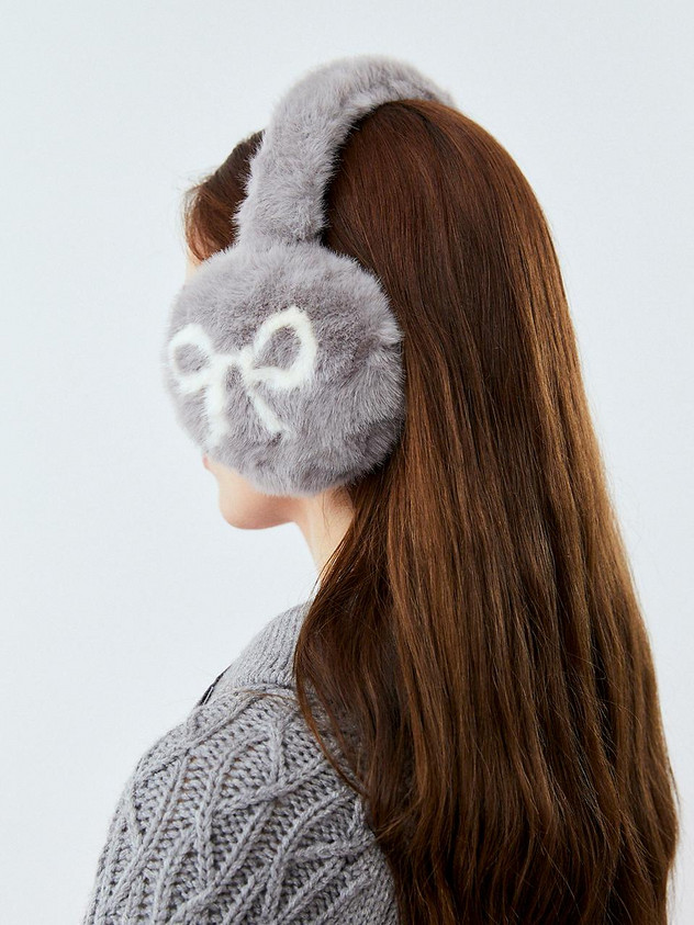 Ribbon Earmuff (BLACK) | W Concept (US)