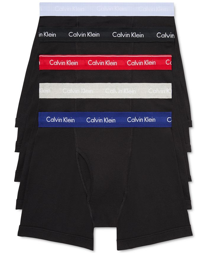 Calvin Klein Men's 5-Pack. Cotton Classic Boxer Briefs & Reviews - Underwear & Socks - Men - Macy... | Macys (US)