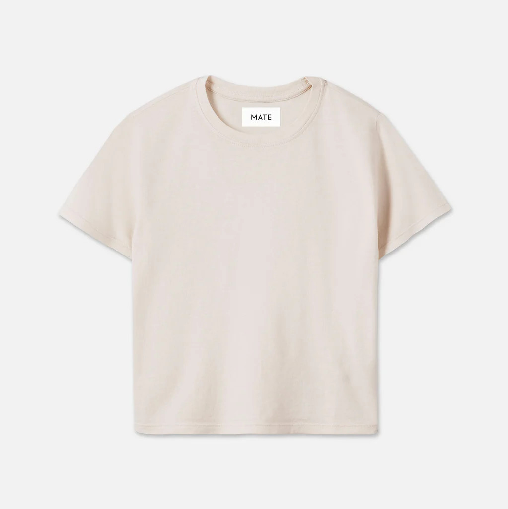 Organic Cotton Shrunken Tee | MATE The Label
