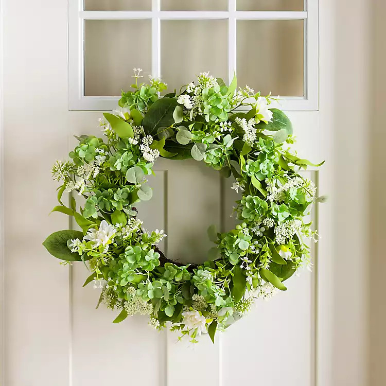 Greenery and Hydrangea Wreath | Kirkland's Home