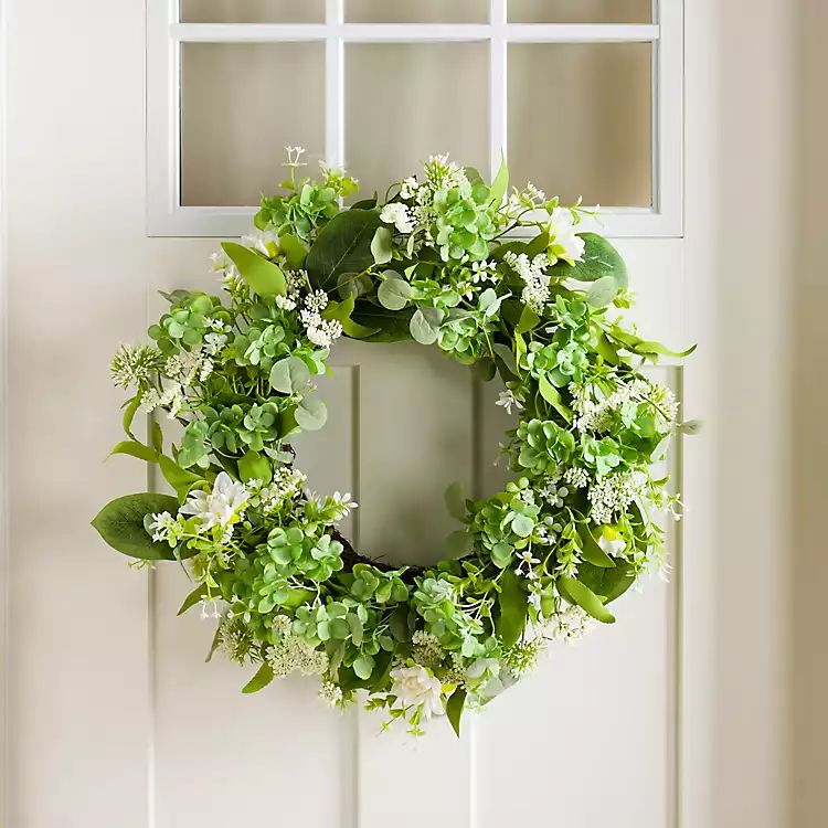 Greenery and Hydrangea Wreath | Kirkland's Home
