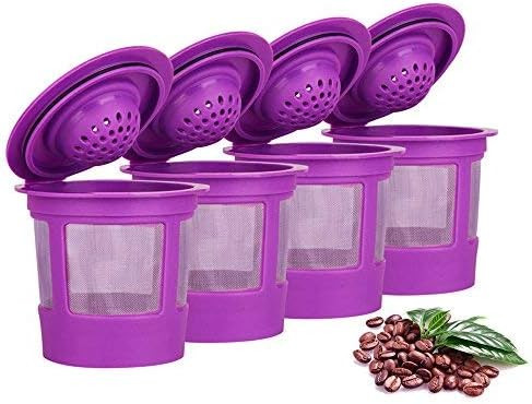 Maxware 4 Reusable Refillable Coffee Filters For Keurig Family 2.0 and 1.0 Brewers Fits K200, K30... | Amazon (US)