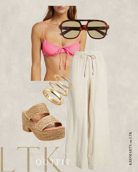 Pink Swimsuit Summer Outfit 

#LTKSpringSale #LTKSeasonal #LTKtravel
