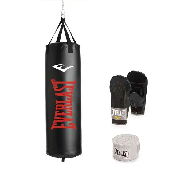 Everlast 100 lb. Nevatear Heavy Bag Kit - Walmart.com | Walmart (US)