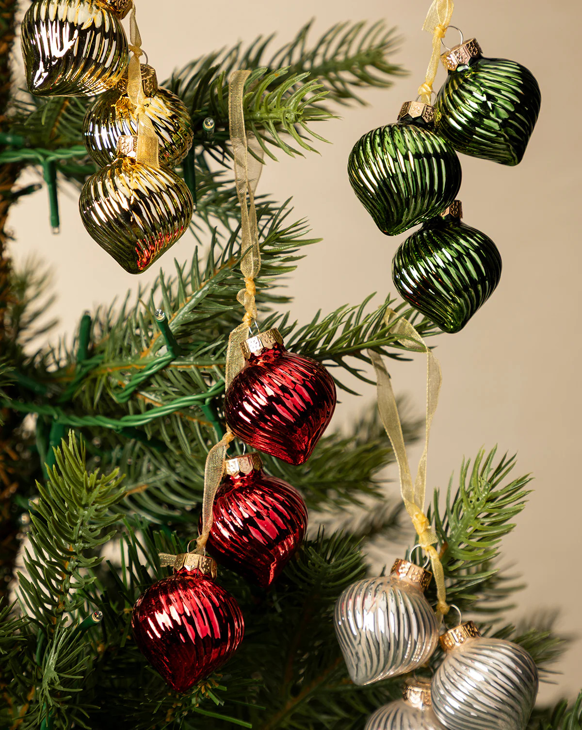 Glass Bundle Ornaments (Set of 4) | McGee & Co. (US)
