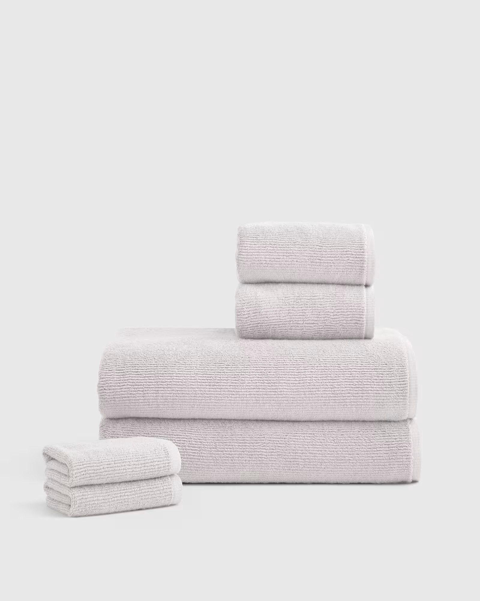 Turkish Ribbed Quick Dry Bath Sheet Bundle | Quince