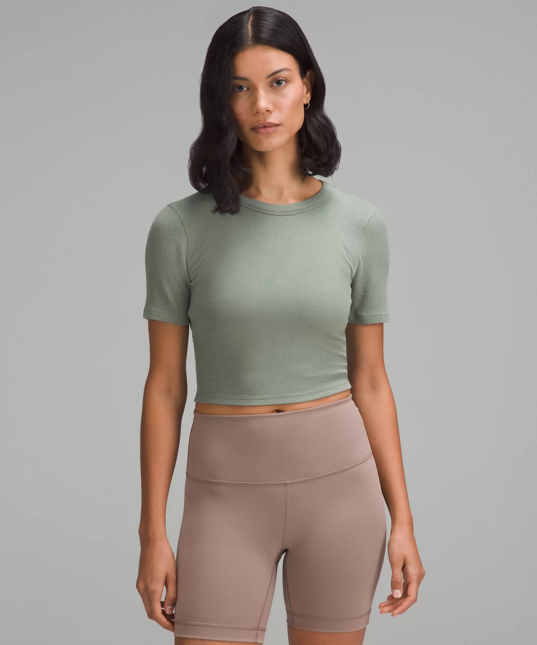 Hold Tight Straight Hem Cropped T-Shirt | Women's Short Sleeve Shirts & Tee's | lululemon | Lululemon (US)