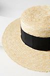 Maude Straw Boater | Anthropologie (US)
