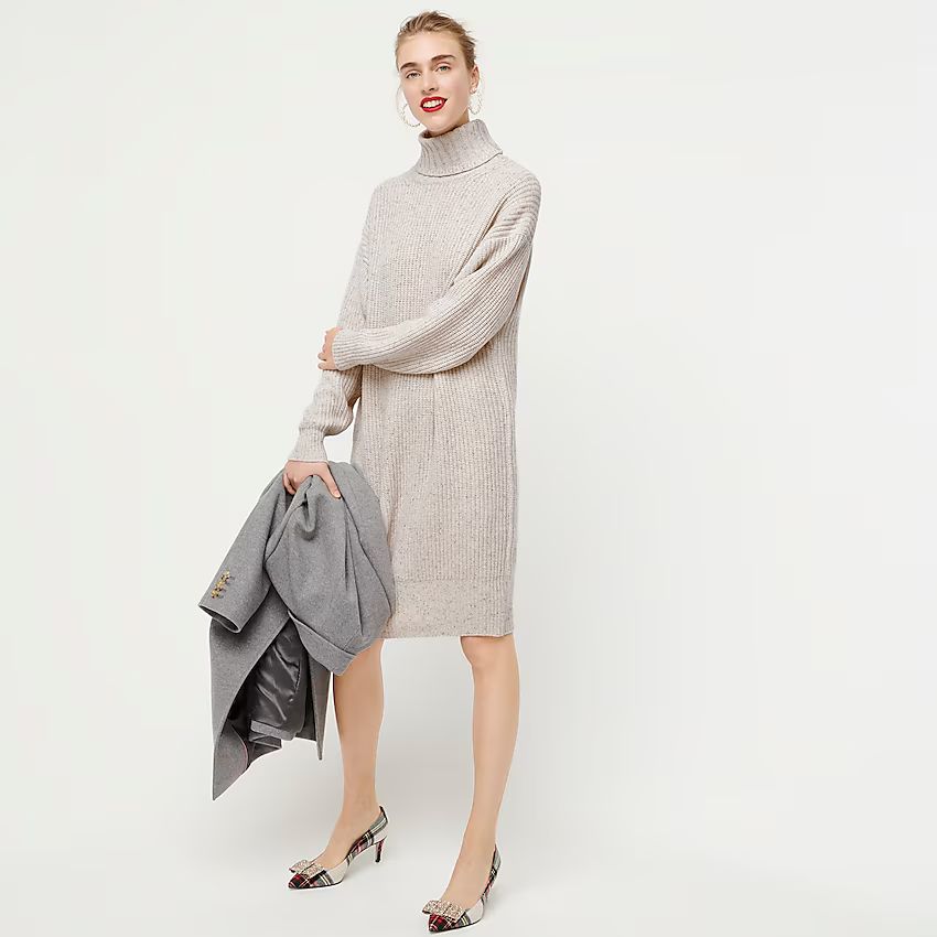 Marled turtleneck sweater-dress | J.Crew US