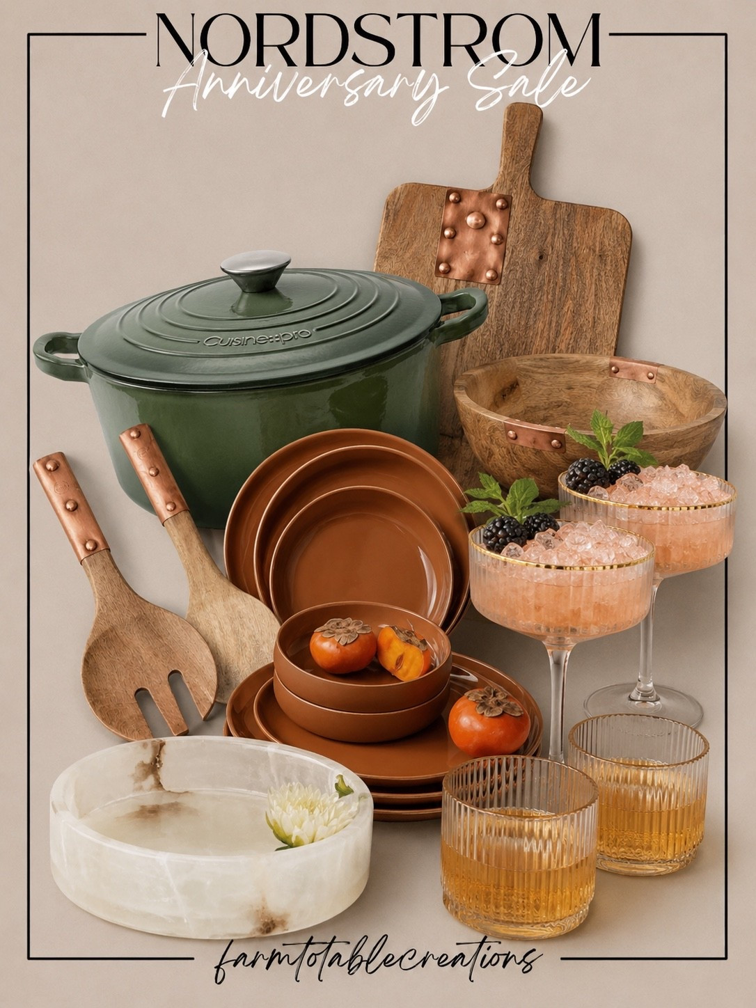 Nordstrom Anniversary Sale Kitchen Favorites 🍂🍳

The Nordstrom Anniversary Sale is serving up some beautiful kitchen finds! From gorgeous cookware and handcrafted wood accents to timeless entertaining pieces, these are the elevated staples that make everyday cooking and hosting feel extra special.

Follow @farmtotablecreations on Instagram for more cozy home finds and trending decor.

#LTKSale #Nordstrom #NSale #NordstromAnniversarySale #KitchenDecor #KitchenEssentials #Cookware #HomeDecor #Entertaining #NeutralHome #FallHosting #Serveware #CozyHome #HomeInspo #SaleFinds

#LTKHome #LTKSaleAlert