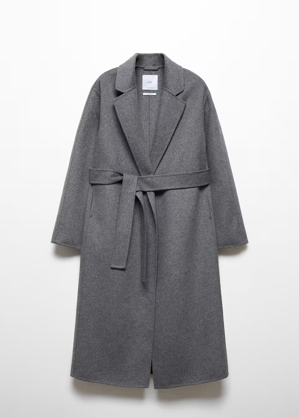 Belt handmade coat -  Women | Mango USA | MANGO (US)