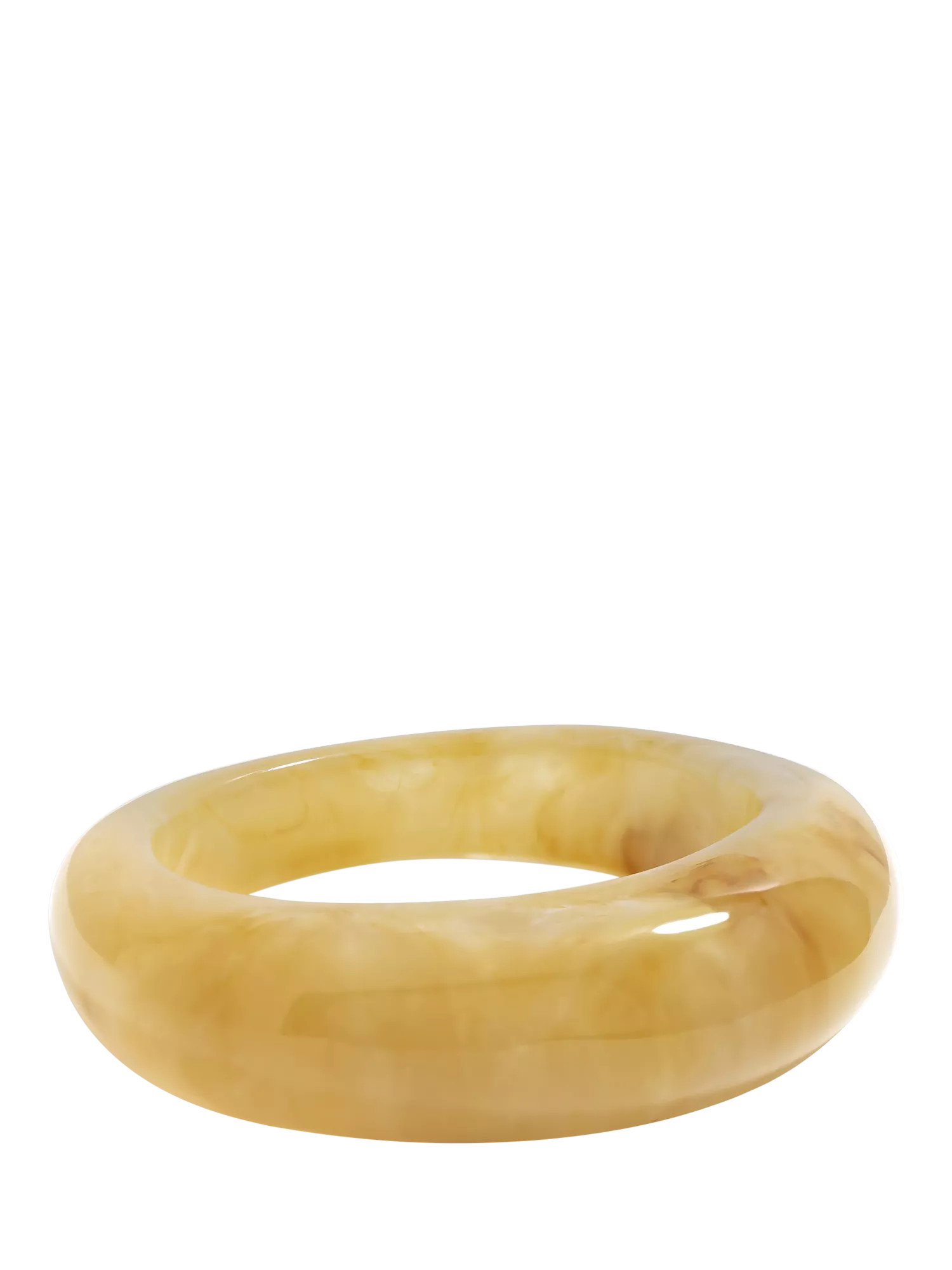 Jon Richard Resin Bangle, Moss Green | John Lewis (UK)