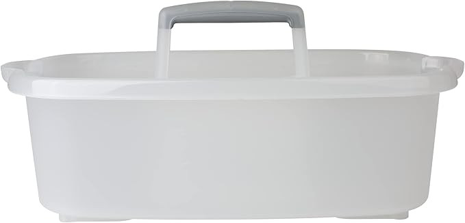 Casabella Plastic Multipurpose Cleaning Storage Caddy with Handle, 1.5-Gallon, Clear, 1.5 Gallon | Amazon (US)