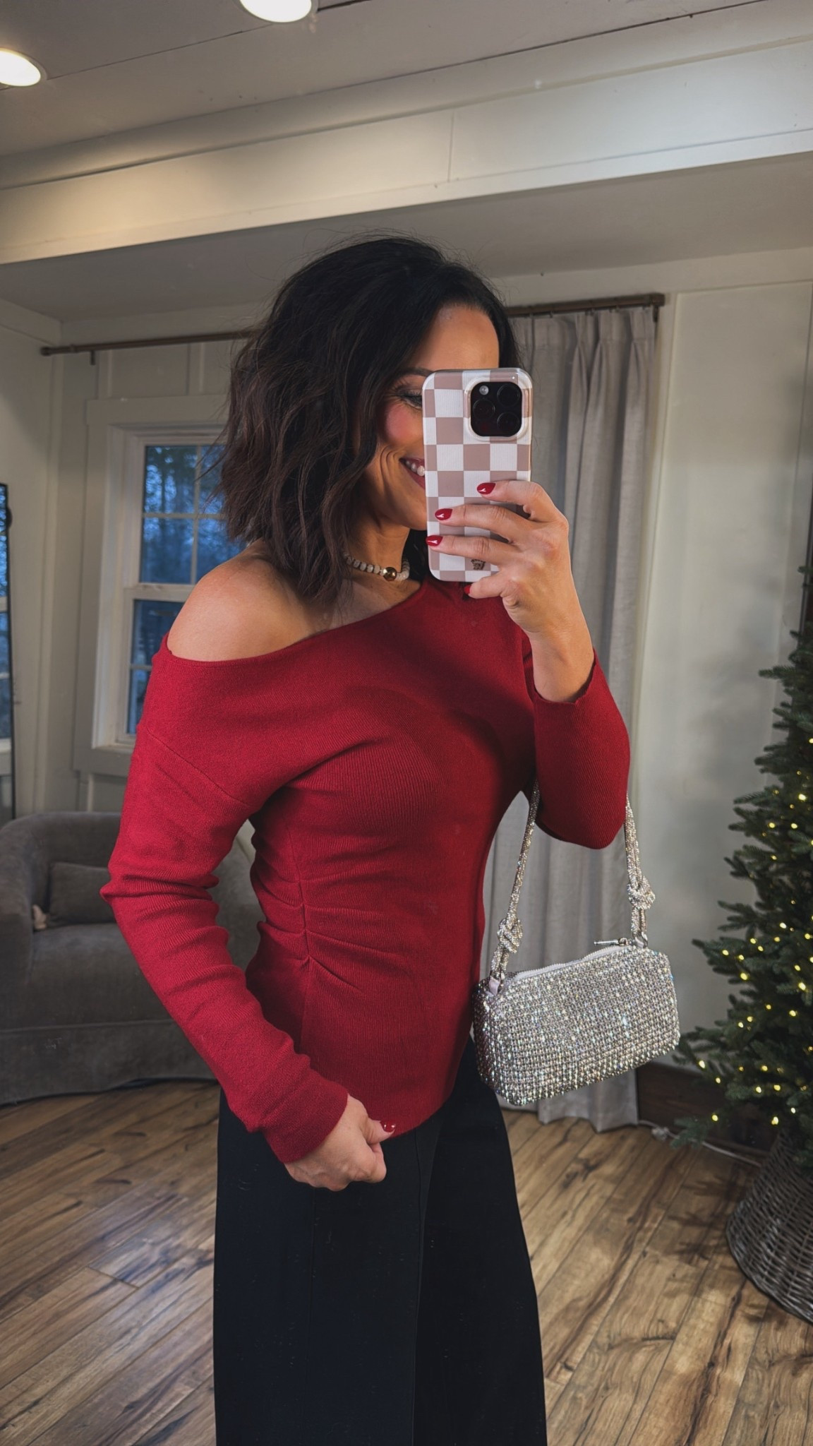 The perfect party outfit! This off the shoulder top is too cute and can easily be worn outside of the holiday season! Aprilwilks VintagePickin women’s Amazon nye party outfit women’s viral off the shoulder top women’s holiday party outfit inspo women’s sweater top date night top

#LTKootd #LTKSeasonal #LTKFindsUnder100