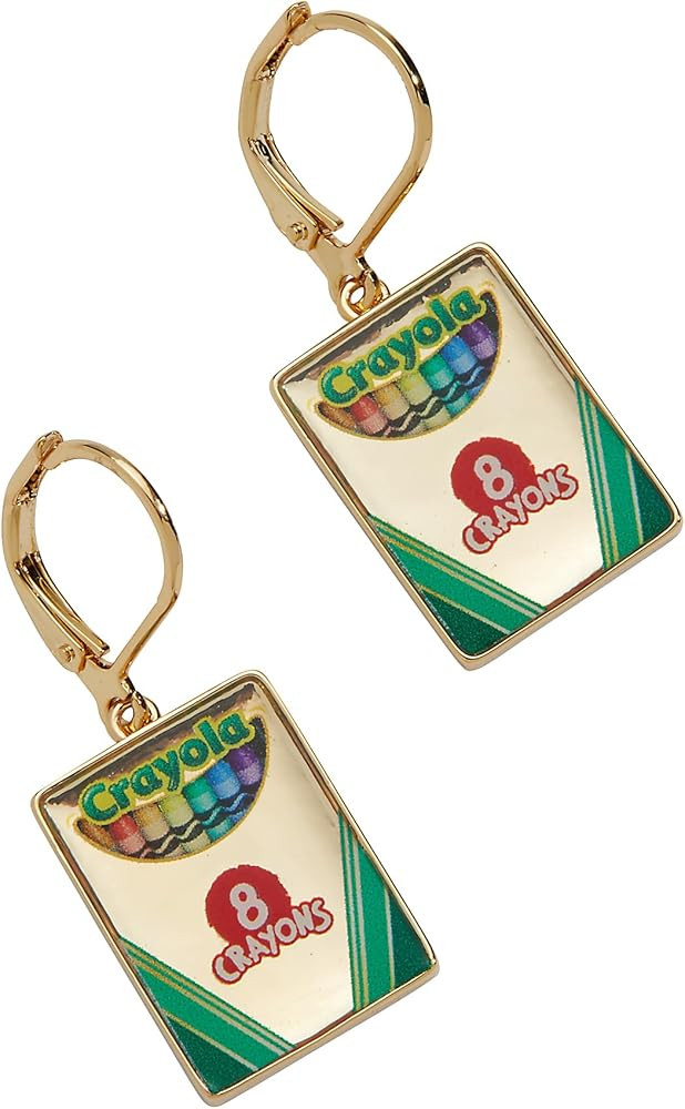 Alex And Ani Crayola Teacher Appreciation Box Earrings, Brass Shiny Gold | Amazon (US)