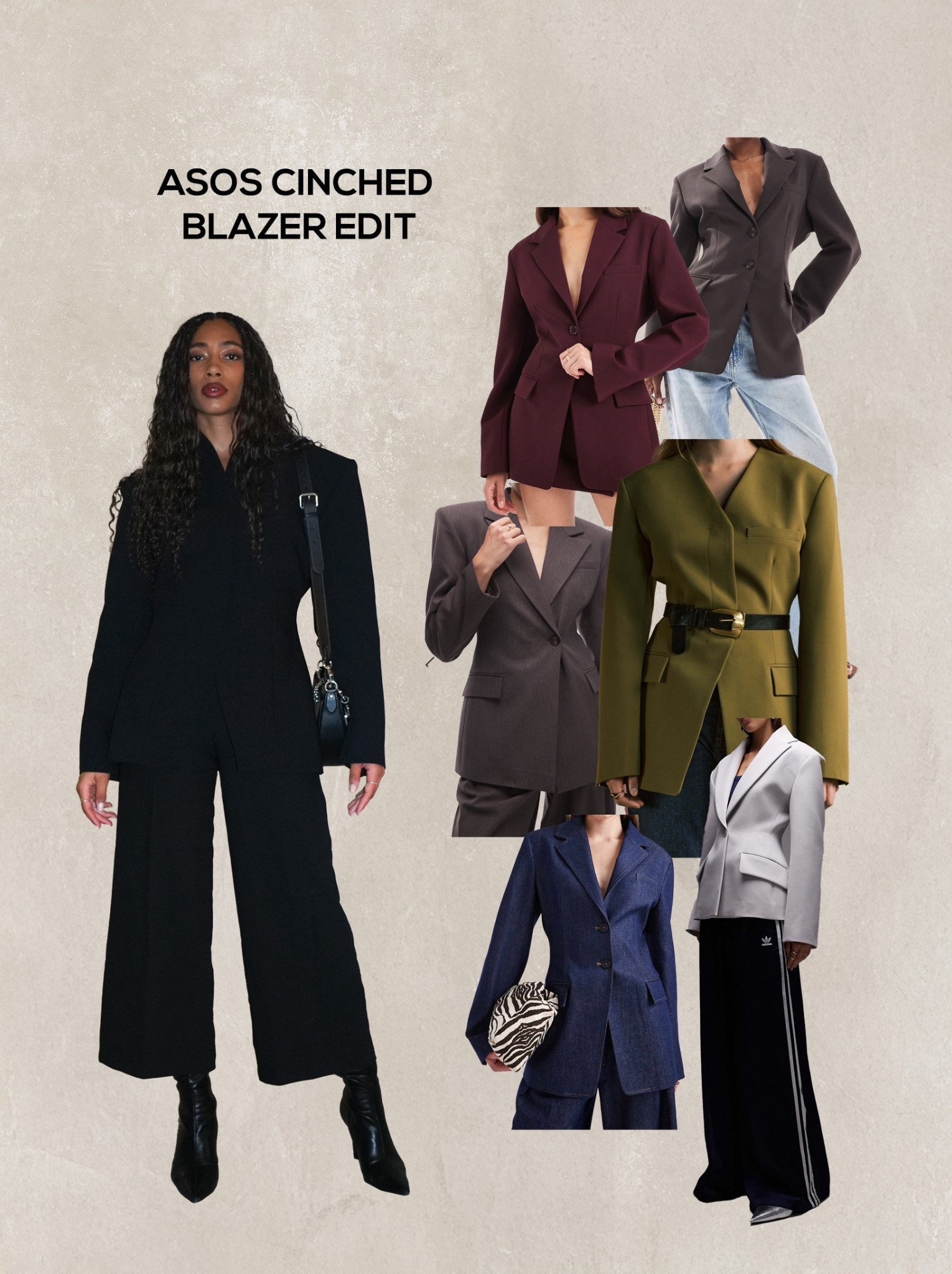A few of my fave cinched blazer on ASOS atm. Perfect for fall/autumn 

#LTKSeasonal