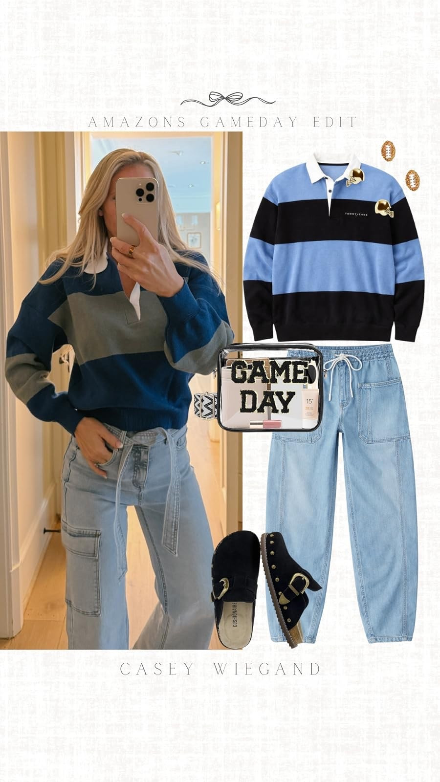 Perfect game day outfit! Loving this Amazon edit for ultimate comfort and style. #GameDayChic

#LTKootd #LTKdayinmylife #LTKgrwm