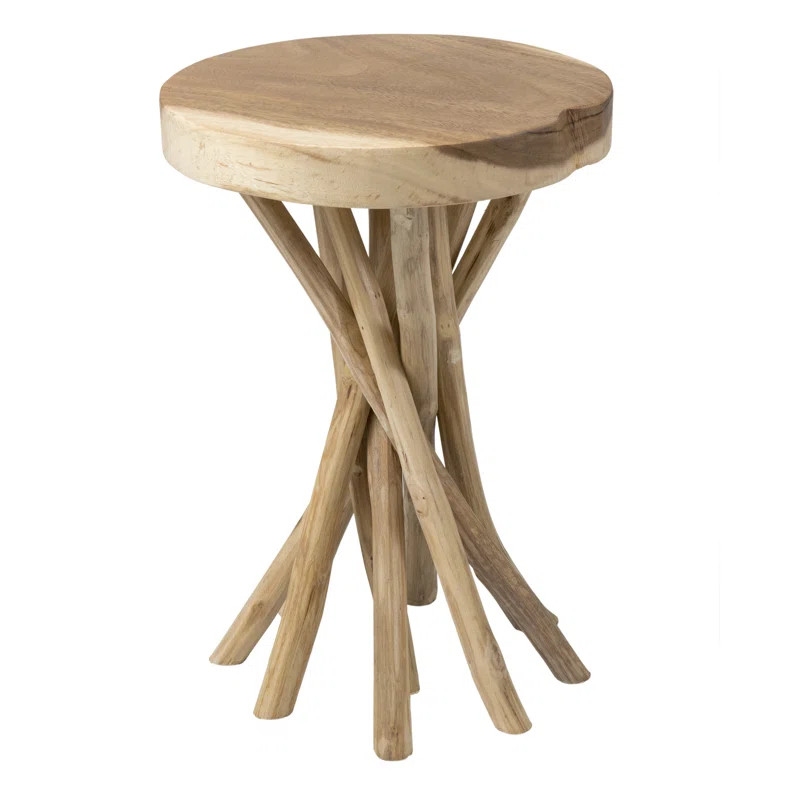 Selah 20'' Tall Solid Wood Pedestal End Table | Wayfair North America