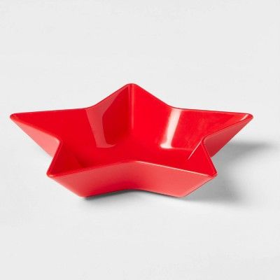 3oz Plastic Star Figural Bowl Red - Wondershop™ | Target