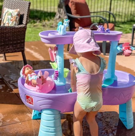 We love this unicorn themed water table and fully waterproof baby doll! 

#LTKfindsunder100 #LTKSeasonal #LTKkids