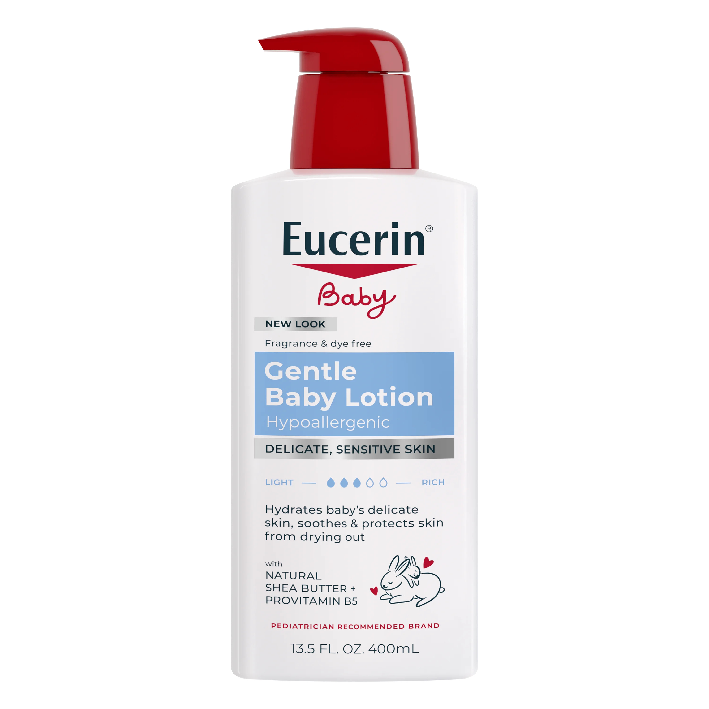 Eucerin Baby Lotion Fragrance Free Gentle Moisturizer 13.5 fl oz | Walmart (US)
