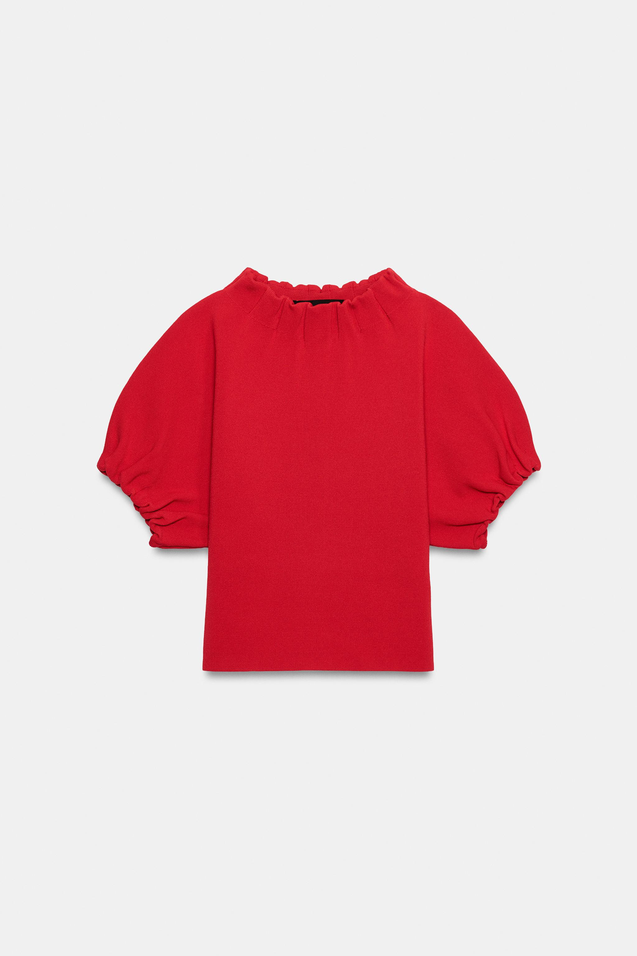 RUCHED KNIT TOP | Zara US