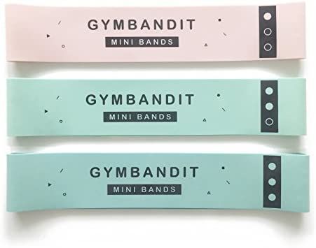 GYMBANDIT - The Heavy Set - 3 Ultra-Heavy Mini Loop Resistance Bands | Amazon (US)