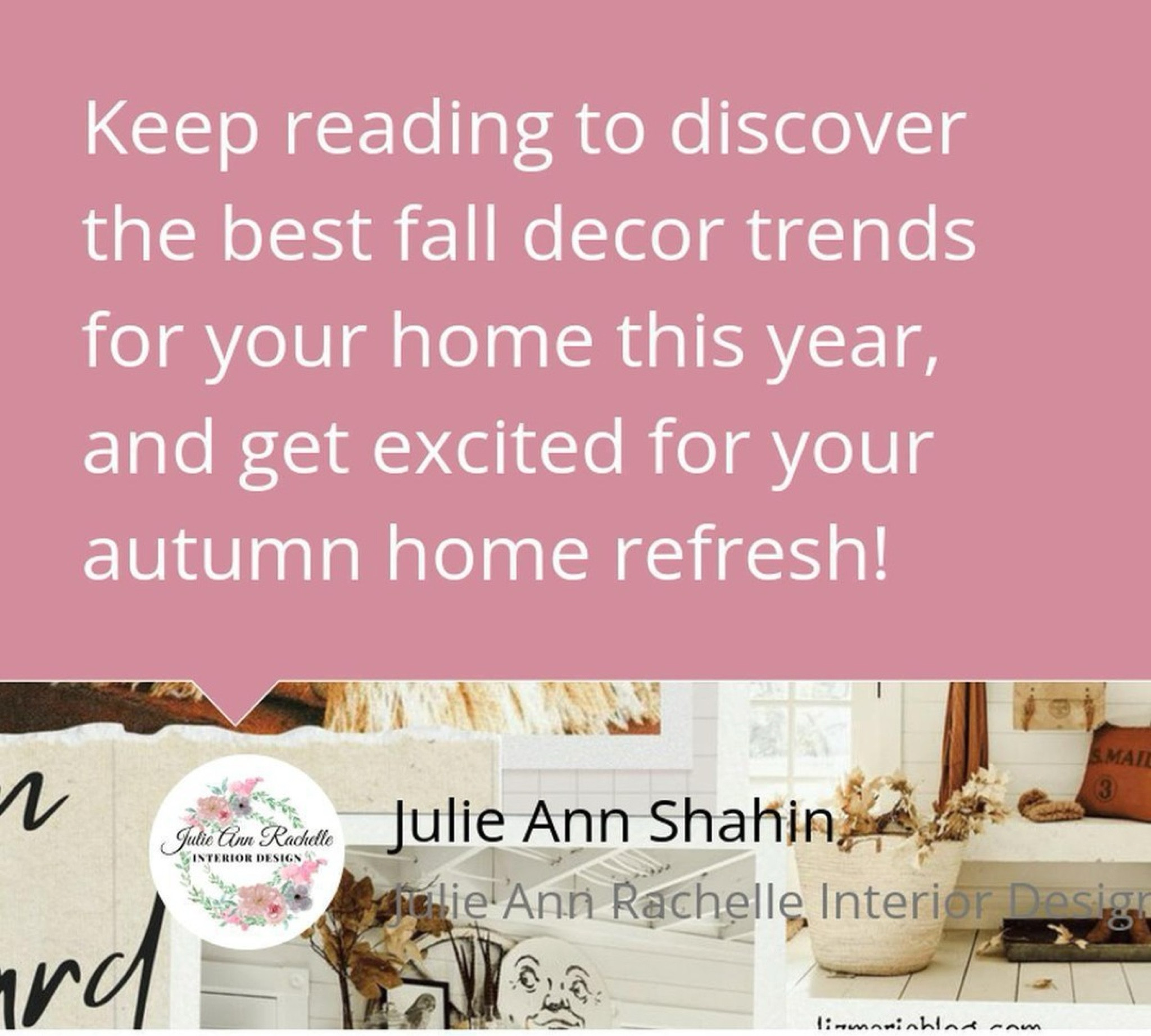 Warm Minimalism: Cozy Simplicity

Why It’s Trending Fall 2024: This season’s minimalism is warm and inviting, focusing on comfort while keeping it simple.
How to Incorporate:
-Living Room: Choose clean-lined furniture in neutral colors, accented with wool or cashmere throws.
-Dining Area: Opt for a streamlined table with monochrome dinnerware and a simple centerpiece.
Read more 👉 https://bit.ly/fbautumnmoodboard

#MoodBoard #FallDecor #julieannrachellerochesternyinteriordesign