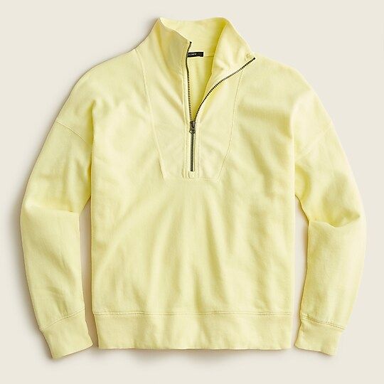 Magic Rinse™ half-zip sweatshirt | J.Crew US