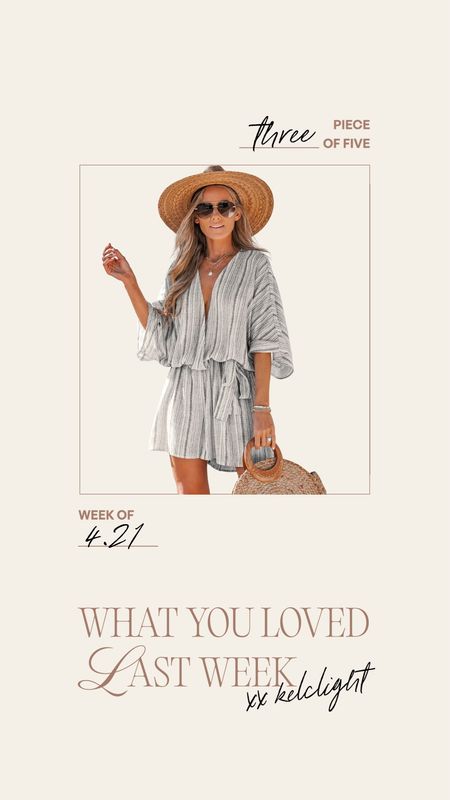What you loved last week! Shared this in my cupshe haul, such a cute romper for summer #romper #coverup 

#LTKSeasonal #LTKstyletip #LTKmidsize