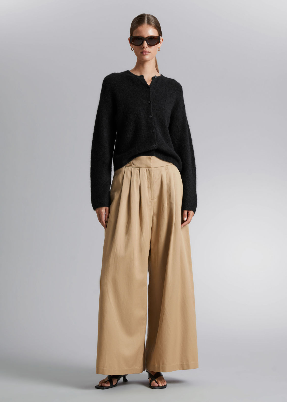 Knitted Cardigan - Black | & Other Stories US