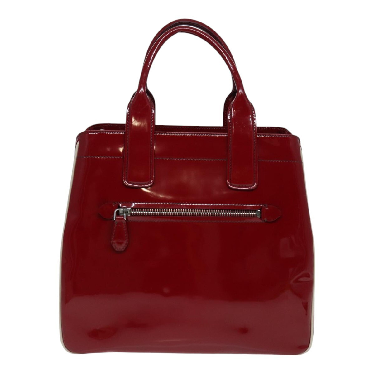 MiuMiu Hand Bag Enamel Red Auth bs16416  | eBay | eBay US