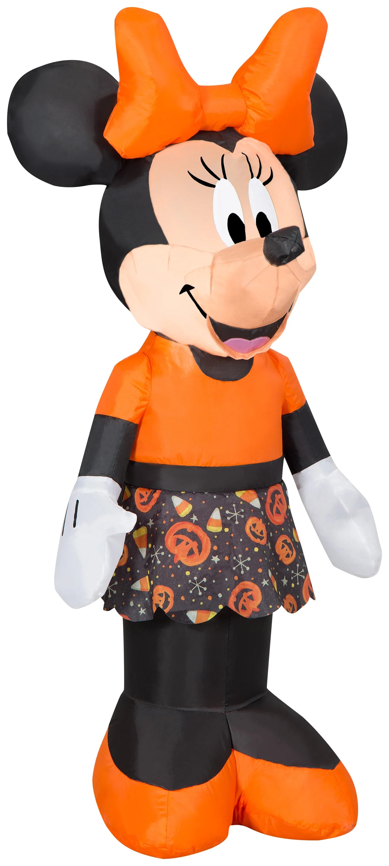 Gemmy Airblown Inflatable Minnie Mouse in Candy Skirt, 3.5 ft Tall, black - Walmart.com | Walmart (US)