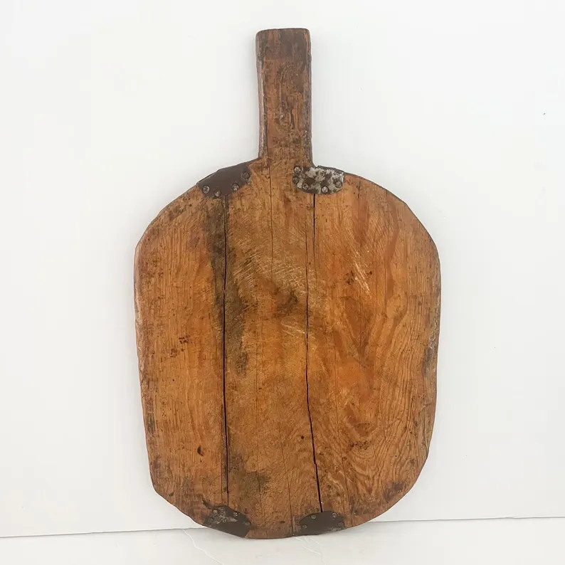 Antique European Bread Board, Rustic Wooden Cheese Board, Circle Pizza Bread Board, French Charcu... | Etsy (US)